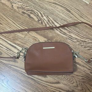 Steve Madden Brown Leather Crossbody Bag